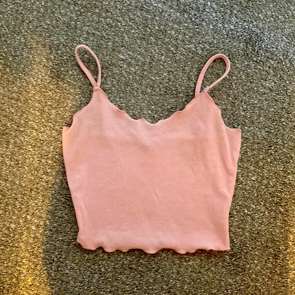 shein pink tank top